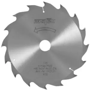 Image of Mafell - tct Circular Saw Blade 160 x 20 x 1.2/1.8mm (16 Teeth)