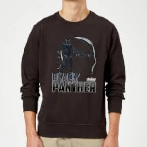 Image of Avengers Black Panther Sweatshirt - Black - M