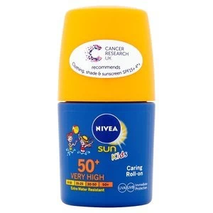 Image of Nivea Sun Kids Protect and Moisture Roll On SPF50 50ml