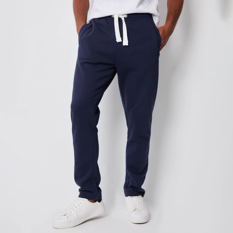 Image of Threadbare 'Mar' Straight Leg Joggers Navy