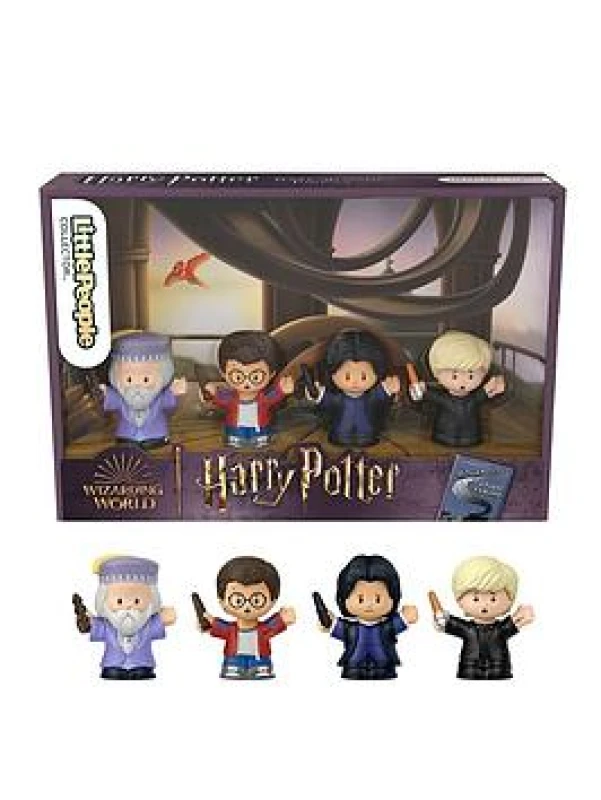 Image of Little People Collector Sondereditionsset Harry Potter und der Halbblutprinz fur Erwachsene und Fans 4 Figuren in einer Prasentationsbox JDG33
