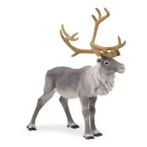 Image of PAPO Wild Animal Kingdom Reindeer Toy Figure, Three Years or Above, Grey (50117)
