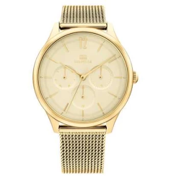 Image of Tommy Hilfiger 1782458 Womens Layla Gold Dial Gold Watch