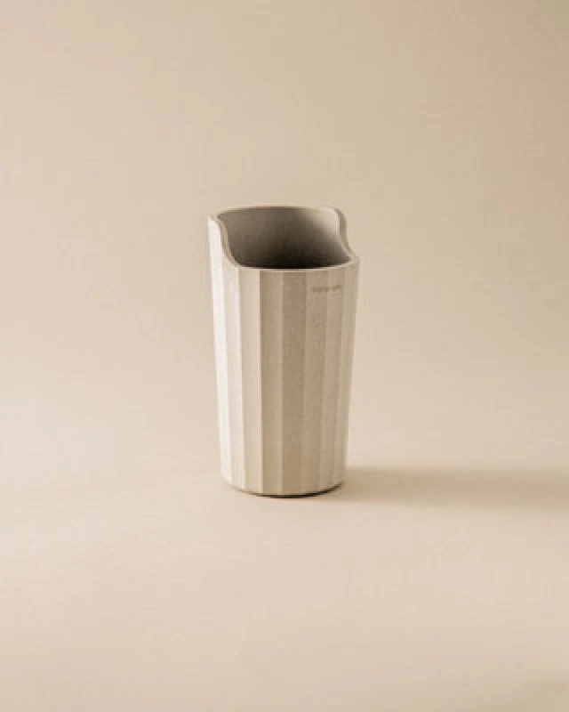 Image of Cosmic Toothbrush Holder, Bathroom Tumbler, White, Recycled Materials, Award-Winning Design, Avenir Collection