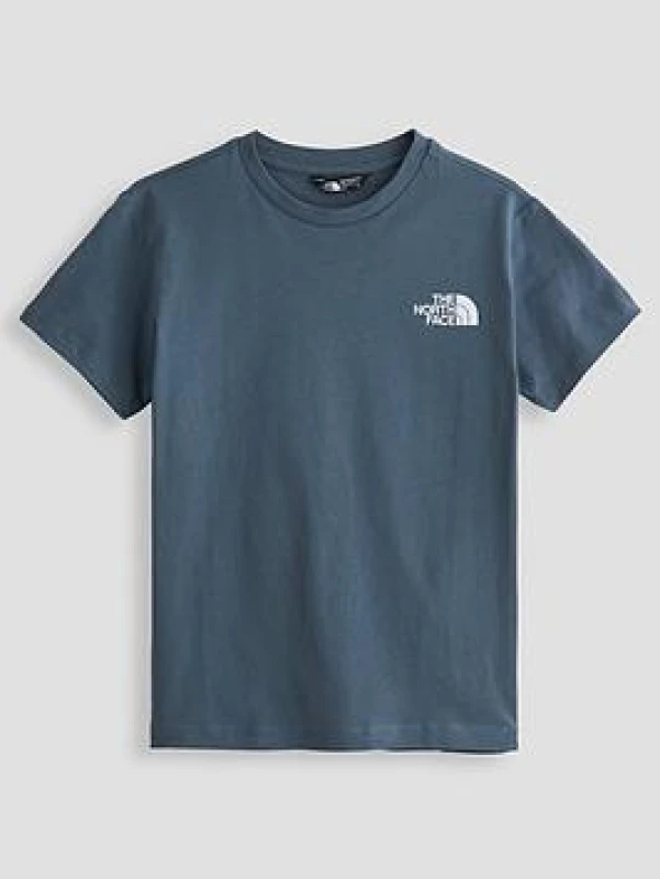 Image of The North Face Juniors Box NSE T-Shirt Grnite Grey 0U3 unisex M