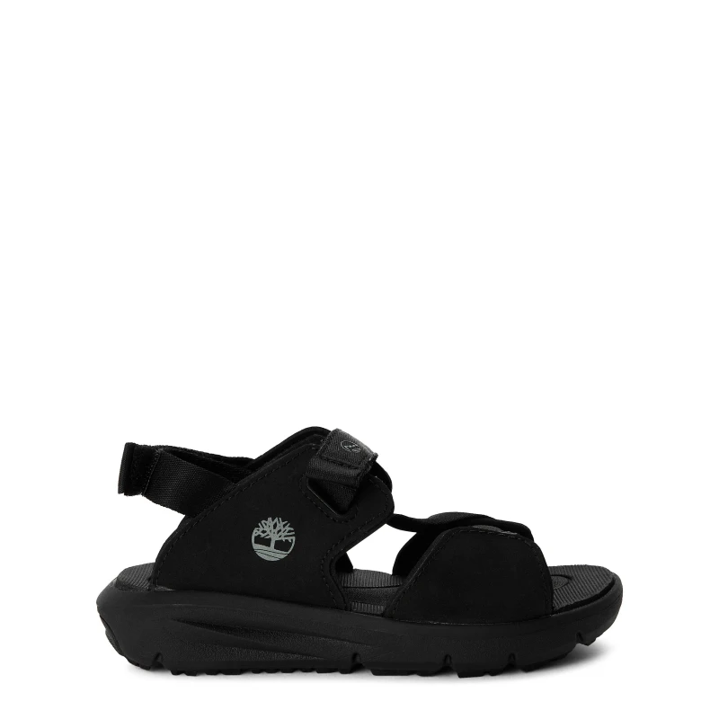Image of Timberland Unisex Kids Backstrap Dune Flat Sandals Blkout Webbing unisex C11 (29)