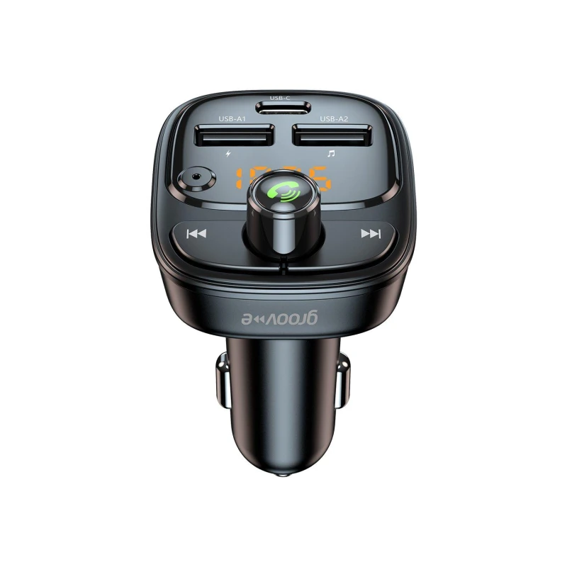Image of Groov-e Car FM Transmitter BT Handsfree - Black - Multi Multi One Size