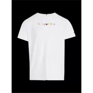 Image of Tommy Hilfiger Tommy Graphic Multi Tee S/S - White