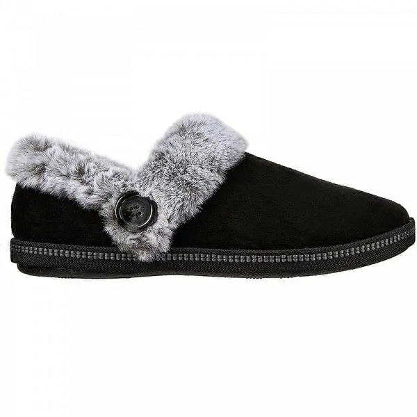 Image of Skechers Womens Cozy Campfire Fresh Toast Winter Slippers UK Size 8 (EU 41) Black SKE2331-BLK-8