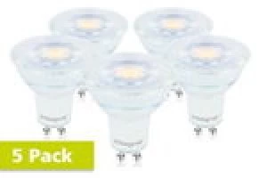 Image of Integral GU10 Glass PAR16 4.7W 50W 2700K 390lm Non-Dimmable Lamp - 5 PACK