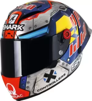 Image of Shark Race-R Pro GP Replica Martinator Signature Helmet, blue-silver, Size S, blue-silver, Size S
