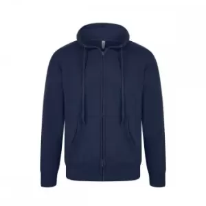Image of Casual Classic Mens Zip Hood (L) (Navy)