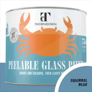 Image of Thorndown Squirrel Blue Peelable Glass Paint 750ml