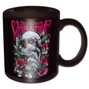 Image of Bullet For My Valentine - Skull Red Eyes Boxed Standard Mug