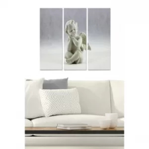 Image of MDF427478 Multicolor Decorative MDF Painting (3 Pieces)