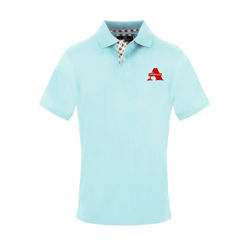 Image of Aquascutum Mens Polo Short Sleeve Polo Shirt Short Sleeve Polos Small Blue 54287918350