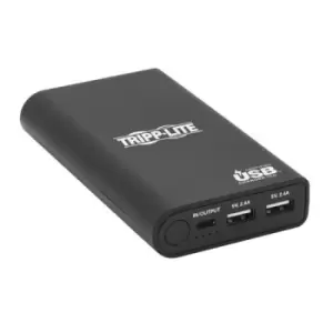 Image of Tripp Lite UPB-10K0-2U1C Portable Charger - 2x USB-A USB-C with PD Charging 10050mAh Power Bank Lithium-Ion USB-IF Black