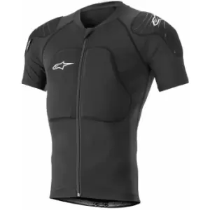 Image of PARAGON LITE SHORT SLEEVE PROTECTION JACKET 2020: BLACK M AP165662010M - Alpinestars