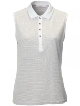 Image of Swing Out Sister Tina Woffle Sleeveless Shirt Grey