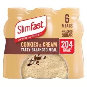 Image of SlimFast Milkshake Cookies & Cream Multipack