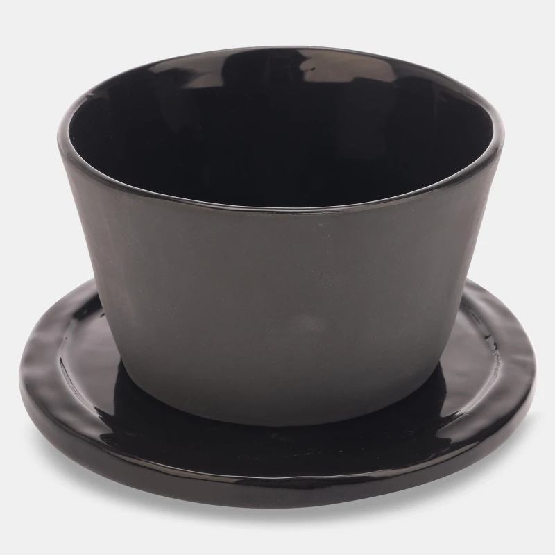 Image of Off White Matt Breakfast Dish Trays Black No Color unisex One Size