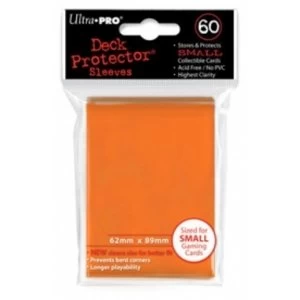 Image of Ultra Pro Small Orange 50 Deck Protectors - 10 Packs