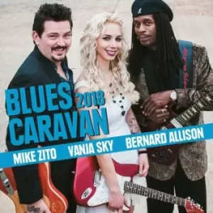 Image of Blues Caravan 2018 by Mike Zito, Vanja Sky & Bernard Allison CD Album