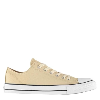 Image of SoulCal Canvas Low Mens Trainers - Beige