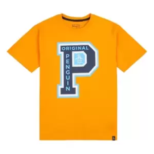 Image of Original Penguin Logo T-Shirt Junior Boys - Orange