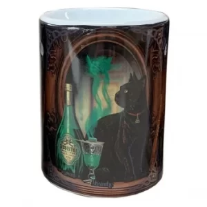 Image of Lisa Parker Ceramic Absinthe Cat Oil Burner