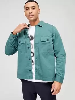 Image of Boss Lovvo 1 Overshirt - Open Green