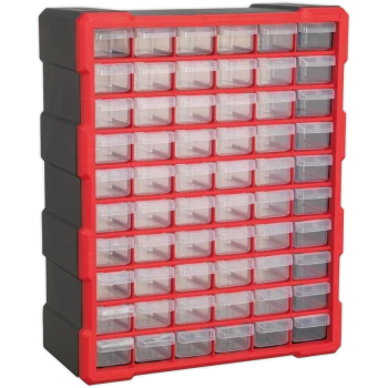 Image of Sealey APDC60R 60 Drawer Cabinet Box