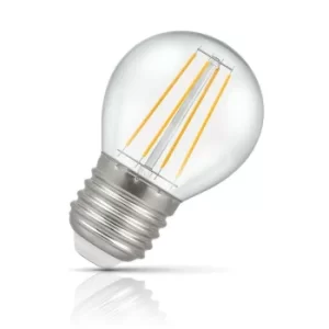 Image of Crompton Golfball LED Light Bulb Dimmable E27 5W (40W Eqv) Warm White Clear