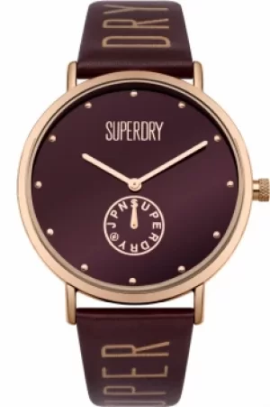 Image of Ladies Superdry Oxford Crystal Watch SYL175RRG