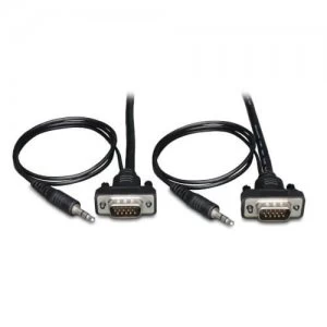 Image of Tripp Lite Low Profile Vga High Resolution RGB Coaxial Cable With