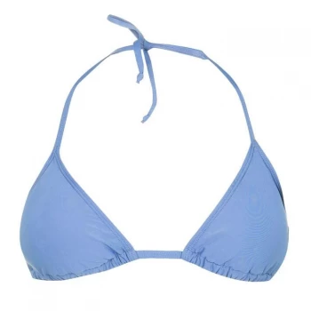 Image of Firetrap Triangle Bikini Top Ladies - China Blue