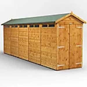 Image of Power Garden Shed 204PASS Golden Brown 20x4