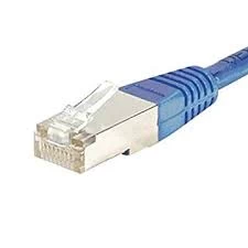 Image of Patch Cord RJ45 CAT.6 F/UTP Blue - 0.15 M Copper/Aluminium