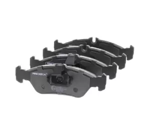 Image of RIDEX Brake pad set 402B0380 Brake pads,Brake pad set, disc brake VW,MERCEDES-BENZ,PUCH,LT 28-46 II Kastenwagen (2DA, 2DD, 2DH)
