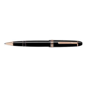 Image of Mont Blanc - Meisterstuck Rose Gold-coated Legrand Rollerball - Rollerball Pens - Black