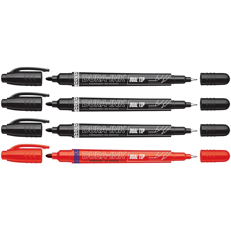 Image of Markal 4 Pack Dura-Ink Dual Tip Permanent Markers MRK-22271