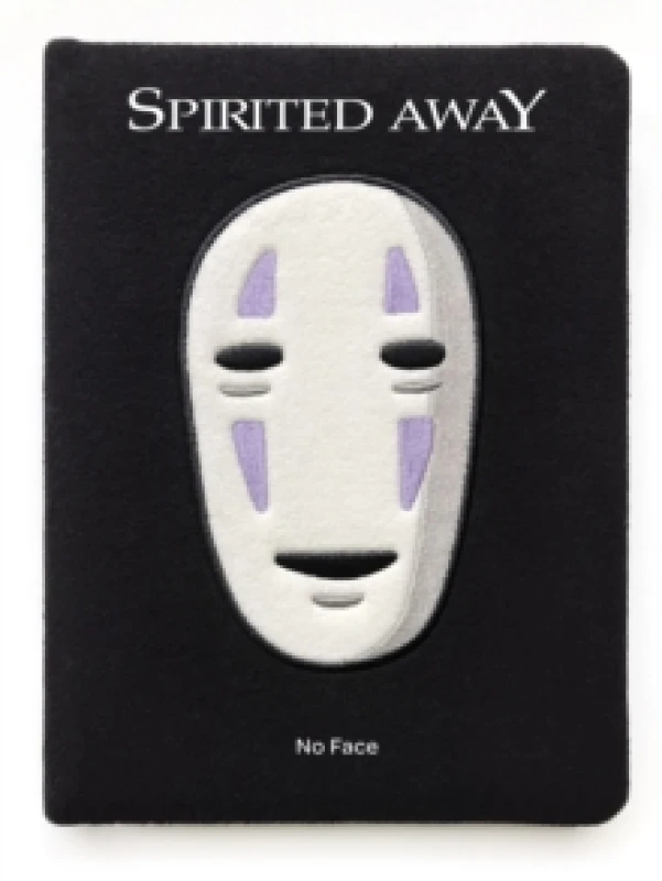 Image of Spirited Away: No Face Plush Journal Notebook / blank book
