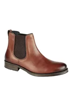 Image of Leather Twin Gusset Ankle Boots