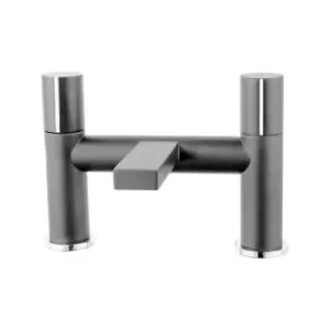 Image of Grey Bath Mixer Tap - Cosmo