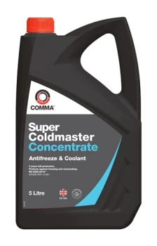 Image of Super Coldmaster Antifreeze & Coolant - Concentrated - 5 Litre SCA5L COMMA