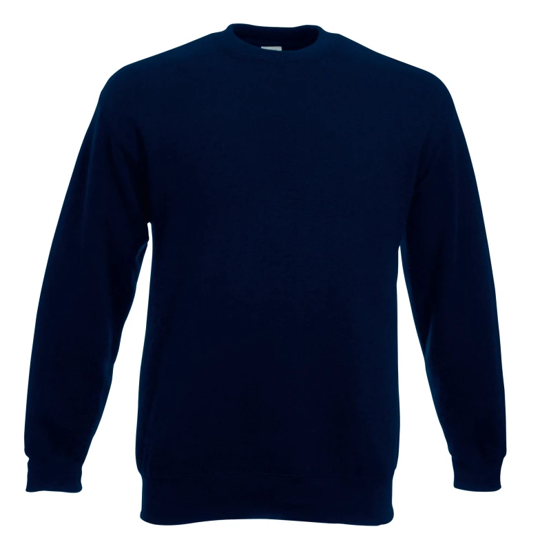 Image of Fruit of the Loom Mens Premium 70 30 Set-In Sweatshirt in Mid Navy Size: Small Mid Navy Male S