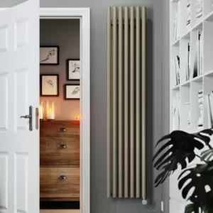 Image of Rolo Room E Vertical Single Panel Electric Radiator Mocha 1800 x 370mm - Terma
