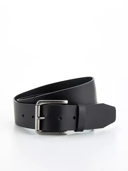 Image of BOSS Joris Leather Belt - 115cm Black male 50491889-001 XXL