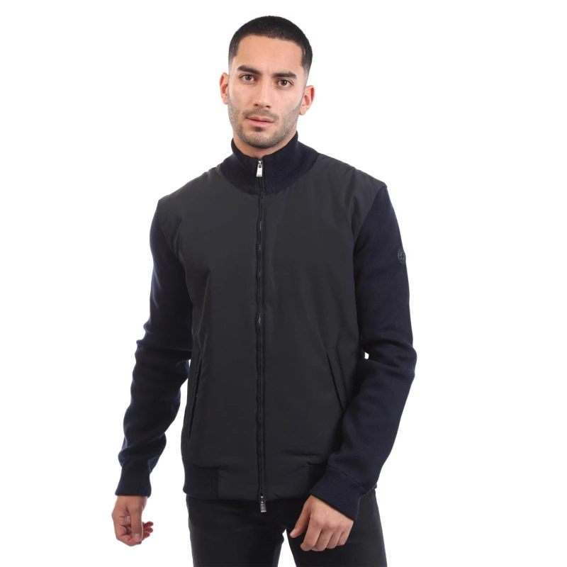 Image of Boss C-Ibaio Regular Fit Hybrid Jacket Dark Blue male S