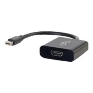 Image of C2G 8" mDP M to HDMI F Active 3D 4K Blk